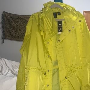 Adidas x IVY PARK x PELOTON unisex long wind jacket small